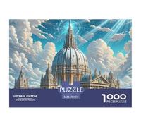 Basílica de San Pedro, Italia 1000 Piezas Impresionante Puzzle Edificio Inteligencia Juguete Entretenimiento Creativo Diversión Educativo 70x50cm/1000pcs