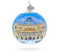 Basílica Papal de San Pedro, Bola de Cristal del Vaticano Ornamento de Navidad 3.25 Pulgadas