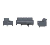 Basinlix Juego de 4 piezas de sofá con cojín de terciopelo gris oscuro, sofá esquinero con espacio de almacenamiento, muebles tapizados modernos para salón, cama de invitados, relajación, lectura