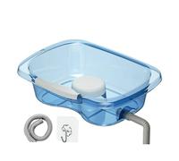 Basino de lavado de cabello para una cama sofocante de cabello - estación de champú para discapacitados para mesita de noche - lavado y lavabo para ancianos y pacientes h