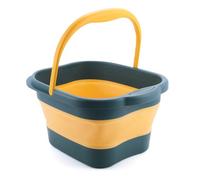 Basino de spa de pies plegable - bañera de ligera, cuenco de remojo profundo, cubo de masaje compacto | Contenedor de spa de rodillos para el estrés, solución de cuenca relajante portatil