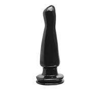 Basix Rubber Works Butt Plug Negro - 177 gr