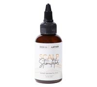 BASK & LATHER Aceite Estimulante Para El Cuero Cabelludo Y El Crecimiento Del Cabello, Mezcla Prensada En Frío De Menta Y Romero Con Semilla De Uva Para El Crecimiento Del Cabello, Sin Enjuague, Orgán