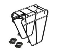 Basket Bike Rack, Aluminum Alloy Carrier, Anti Abrasion Protection, Sturdy Construction, Lightweight Design, 11.81x5.51x10.79 inches, Great for Daily Commute and Long Distance Travel