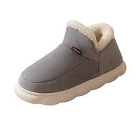 Basket Chaussette Les Chaussures pour Homme avec Plantillas gruesas y Pies Todo se puede llevar dentro y fuera con Zapatillas de Algodón Caliente Bottine Hombre Cuero Negro Vaquero, gris, 44 EU