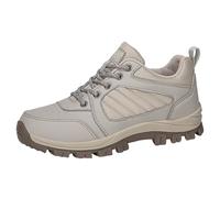 Basket De Caminar Senderismo Mujer Cómodo - Basket De Trail Femme Chaussures Casual Sneakers à Cordones Basquetas Antideslizante Zapato Resistante Basquette Alpinismo Exterior Sneaker, beige, 37 EU