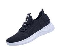Basket Femme Cómodo - Chaussures Casual pour femmes Sneakers Simples Chaussures Outdoor Shoes Orthopédic Baskets Ligero Sneakers con cordones Shoes Antideslizante Basquetas, Negro , 39 EU