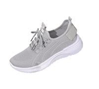 Basket Femme Cómodo - Chaussures Casual pour femmes Sneakers Simples Chaussures Outdoor Shoes Orthopédic Baskets Ligero Sneakers con cordones Shoes Antideslizante Basquetas, gris, 41 EU