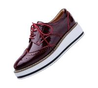Basket Femme Ete Chic Y Cómodo Bailarina Cuero, Basket Femme Verano Cómodo, Zapato Plano Diario, Zapatilla De Plataforma, Zapatilla De Deporte Diario Versátil, Zapatilla Antideslizante, Vino, 42 EU