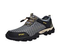 Basket Homme De Caminar Senderismo - Chaussures Homme Casual Verano Sneakers Cómodas, Zapatillas Transpirables, Zapato De Deporte Fitness Basquetas Alpinismo Sneaker Antideslizante Chic Basquette