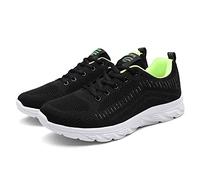 Basket Homme Running Legere Ete Sneakers Hombre de Malla de Punto Zapatillas y Calzado de Deporte Legere Zapato de Seguridad Ortopédico Basquetas Zapatos de Senderismo Marche Basquette, 01 verde., 42
