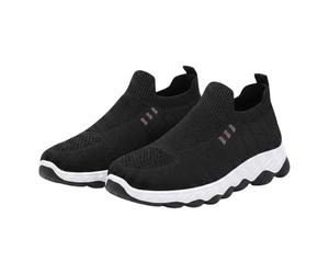 Basket Homme Slip on Sneakers Chaussure sans lacets de Course Baskets Fitness Running Homme Antideslizante Chaussures de Tenis Transpirable Cómodas y Ligeras, Negro , 40 EU