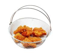 Basket, Mesh Steamer Basket with Handle Replacement Accessory, Heat Resistant Food Cooking Baskets, Oven Steamer Accessory, for Oven Steaming Frying Reheating Kitchen