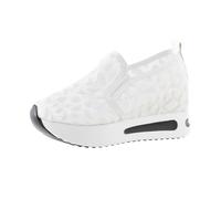 Basket Orthopedic Femme Tenis Femme Cómodo Basquette Femmes Basket Femme Fitness Gym Jogging Gymnastique Baskets Casual Course Chaussures Orthopédiques Antideslizantes Chaussures de Tenis, Blanco A