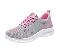 Basket Running Femme Basket Orthopedic Femme Chaussures d'été Sneakers Antideslizantes De Caminar Mujeres Sport De Ocio Fitness Gym Jogging Aumentado Alivio de los Pies Cómodo Basquette, 02 rosa, 40