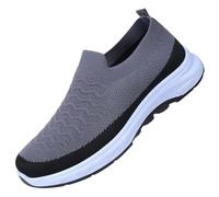 Basket Running Homme Ete en Mesh transpirable, Chaussures Sport Homme Slip-On à Enfiler, Baskets Sans Lacets, Sneakers de Marche, Tennis tige Tejido, Col Chaussette, Suela Gruesa - Voyage Jourdien, 01
