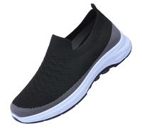 Basket Running Homme Ete en Mesh transpirable, Chaussures Sport Homme Slip-On à Enfiler, Baskets Sans Lacets, Sneakers de Marche, Tennis tige Tejido, Col Chaussette, Suela Gruesa - Voyage Jourdien, 01