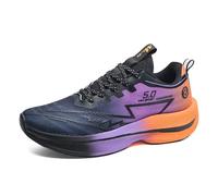 Basket Running Homme Femme de Mesh Transpiraant, Chaussures de Sport Couple Orthopédiques, Baskets Grid con Cordets, Sneakers de Running Ligeras, Tenis Amorti Suela Gruesa - Ete Jogging Marche Casual