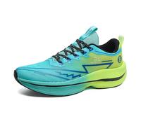 Basket Running Homme Femme de Mesh Transpiraant, Chaussures de Sport Couple Orthopédiques, Baskets Grid con Cordets, Sneakers de Running Ligeras, Tenis Amorti Suela Gruesa - Ete Jogging Marche Casual