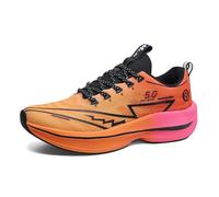 Basket Running Homme Femme de Mesh Transpiraant, Chaussures de Sport Couple Orthopédiques, Baskets Grid con Cordets, Sneakers de Running Ligeras, Tenis Amorti Suela Gruesa - Ete Jogging Marche Casual