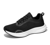 Basket Running Homme Femme en Mesh Transpiraant, Chaussures Sport Couple Bout Large, Baskets Ete à Lacets, Sneakers Outdoor, Tenis de caminar, Empeine Calado, Suela Gruesa - Senderismo, Viajes, Diario
