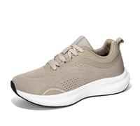 Basket Running Homme Femme en Mesh Transpiraant, Chaussures Sport Couple Bout Large, Baskets Ete à Lacets, Sneakers Outdoor, Tenis de caminar, Empeine Calado, Suela Gruesa - Senderismo, Viajes, Diario