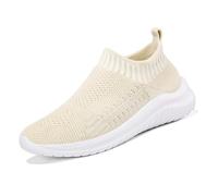 Basket sans Lacet Femme Homme de Mesh Transpirable Legere, Slip on à Enfiler Couple Grande Tamañille, Cuello Elástico, Suela Gruesa Flexible Antideslizante | Zapatillas de Running, Marche, Sport