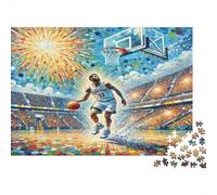 Basketball 1000 Piece Fun Present Basketball Player in Stadium for Adults & Kids Activity for Home Gift 38x26cm/1000pcs