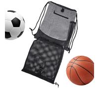 Basketball Backpack - Bolsa Deportiva con Cordón, Drawstring Gym Backpack | Mochila Impermeable para Ejercicio, Bolsa Multifuncional para Entrenamiento Voleibol Viaje Natación Playa Fútbol Gimnasio
