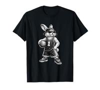 Basketball Bunny Basket- Ball Player Easter Day Boys Men Kid Camiseta