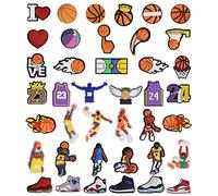 Basketball Charms for Croc Shoes Decoration Sports Shoe Charm for Boys Kids Teens Man Gifts