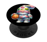 Basketball Coach Gnome Graphic For Back To School Teacher PopSockets PopGrip Adhesivo