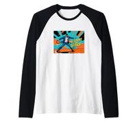 Basketball Court IS MY Office - Crazy Business Crossover Camiseta Manga Raglan
