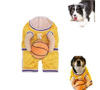 Basketball Dog Costume,Dog Basketball Costume,Dog Basketball Costume with Ball,Funny Dress Up Sports Outfit Cosplay Clothes for Small Medium Large Dogs (1PCS-A,Small)
