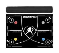 Basketball Footstep Training Mat - Portable Non-Slip Blanket Basketball Trainer 120x86cm - Training Aid Silent Equipment for Children and Adults, Improve Speed