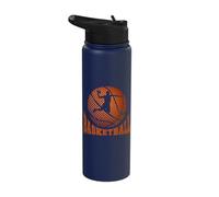 Basketball Game Coach Court Sport Player Fan Stainless Steel Insulated Water Bottle