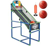 Basketball Games for Kids with - Ball Adjustable Height Hoop Basketball for