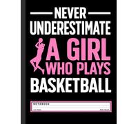 Basketball Girl Notebook: Never Underestimate a Girl Who Hoops - Wide Ruled Journal for Athletes, Teen Girls, and Sports Fans