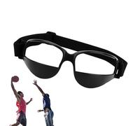 Basketball Glasses - Protective Sports Goggles for Training Games | Resistant Frame with Clear Anti Fog Lenses, Secure Strap Design, Enhances Vision Safety for Youth Adult Indoor 6.7 x 2.36in