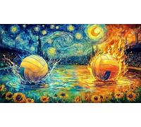 Basketball-Going-Through-Hoop-in-Artistic-Style 1000 Piezas Puzzle Educativo Papel Reciclado Juego Familiar Desafiante para decoración Mural y Regalos 70x50/1000pcs