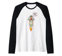 Basketball IN Space - Gravity Check We Have Lift Off Camiseta Manga Raglan
