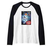 Basketball IN Space - Houston We Have A Swish Camiseta Manga Raglan