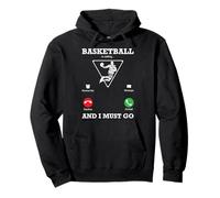 Basketball Is Calling & I Must Go Diseño Gráfico Moda Sudadera con Capucha