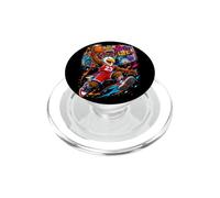 Basketball Is Life, Basketball Mascot Dunk Graffiti Graphic PopSockets PopGrip para MagSafe