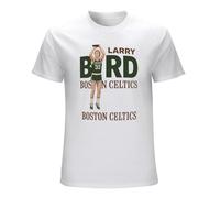 Basketball Jersey Larry Bird The Legend Mens Fashion Casual Basic Short Sleeve T-Shirts Size S