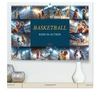 Basketball - Kids in Action (hochwertiger Premium Wandkalender 2026 DIN A2 quer), Kunstdruck in Hochglanz: Zwölf Monate voller Teamgeist, Action und ... der Basketbalkalender für kleine Champions.
