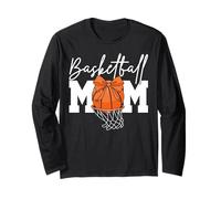 Basketball Mom Game Day Funny Basketball Player Mother's Day Manga Larga