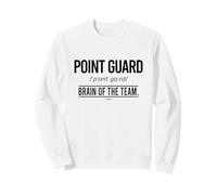 Basketball Point Guard Position - Brain of The Team Sudadera