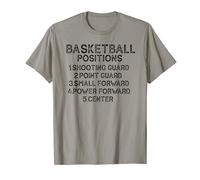 Basketball Positions Basketball Players Vintage Camiseta