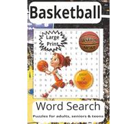 Basketball Search Puzzle Book: Word Searches with Easy to Read Print about Basketball, NBA Players, Celebrating Basketball Legends more 6x9 inches, ... for vacations, Holidays and Free Times